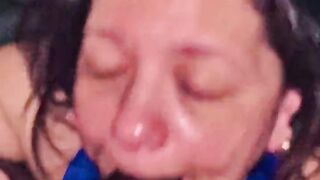 Throatzilla cum gagging