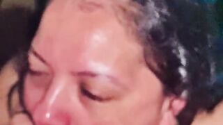 Throatzilla cum gagging