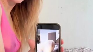 Watch Your Porn and Masturbate to Orgasm Dildo Cum
