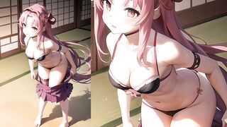 Ren from Konohana Kitan wants cum in her perfect body