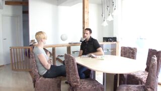 Real German amateur whore with small firm tits and light