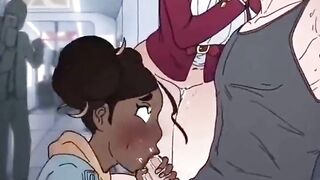 Threesome Sex In The Train ( Animation Uncensored )