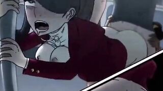Threesome Sex In The Train ( Animation Uncensored )