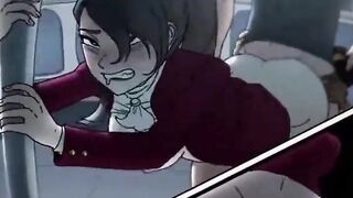 Threesome Sex In The Train ( Animation Uncensored )