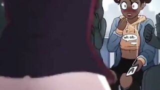 Threesome Sex In The Train ( Animation Uncensored )