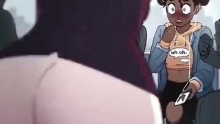 Threesome Sex In The Train ( Animation Uncensored )