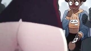 Threesome Sex In The Train ( Animation Uncensored )