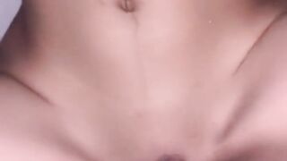 Fuck slender teen cum outside and Inside Her Pussy