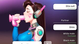 Overwatch Webcam - Part 5 - Diva Swallow Dildo By HentaiSexScenes