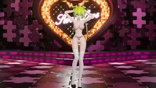 Vocaloid Hatsune Miku Shake It Song Hentai Undressing Dance Tatto White Socks Mmd 3D All Colors