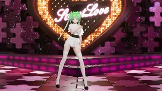 Vocaloid Hatsune Miku Shake It Song Hentai Undressing Dance Tatto White Socks Mmd 3D All Colors