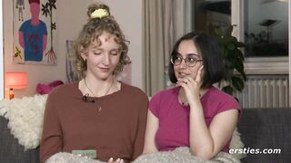 Ersties - A Sexy Card Game Leads To Serafina Using Sex Toys on Jasmina