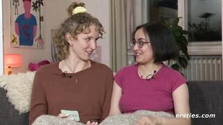 Ersties - A Sexy Card Game Leads To Serafina Using Sex Toys on Jasmina