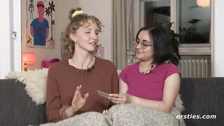 Ersties - A Sexy Card Game Leads To Serafina Using Sex Toys on Jasmina