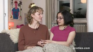 Ersties - A Sexy Card Game Leads To Serafina Using Sex Toys on Jasmina