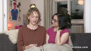 Ersties - A Sexy Card Game Leads To Serafina Using Sex Toys on Jasmina