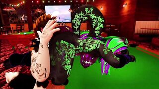 British Dog Rails a Horny Goth Chick | VR |