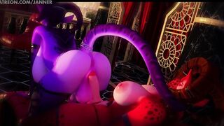 Ride by Sunset (3d futa animation)