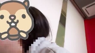 カラオケで生クリームフェラしちゃうRiz