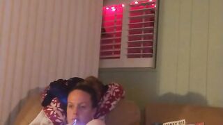 I let horny guy film me from his point of view up my skirt and open my legs wide and tease him