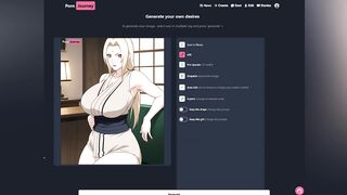 PornJourney AI Hentai : Naruto Anime Tsunade Porn