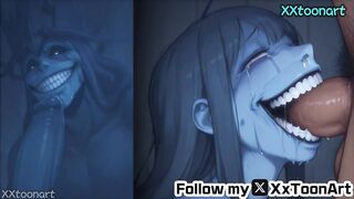 Rule 63 Hentai Ep.065 -Solo Leveling - Statue of Death God Big BlowJob Cum inside