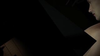 3D Horny Slut Slave Teasing Her Big Dick Master to Fuck Her Pussy