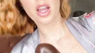 Paige Is Showing You Her Real Love Is Big Black Cock with Her Favourite Dildo