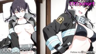 Tamaki Kotatsu - 環 古達 - Fire Force- 炎炎ノ消防隊 Sex with Strong Female firefighter