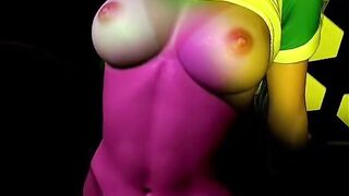 Brazilian Miku Riding With Her Perky Tits Out (Clip 5)