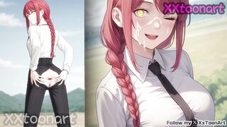 Chainsaw Man 2D Hentai - Makima Like Big Dick