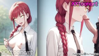Chainsaw Man 2D Hentai - Makima Like Big Dick