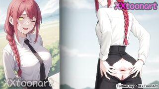 Chainsaw Man 2D Hentai - Makima Like Big Dick