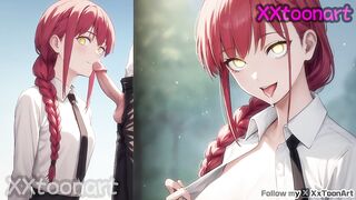 Chainsaw Man 2D Hentai - Makima Like Big Dick