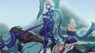 Evelyn League of Legends Gangbang