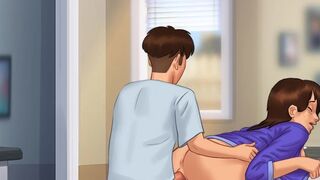 Summertime Saga - Part 31 - Step Mom Debbie Kitchen Doggystyle By LoveSkySanX