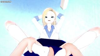 POV Hentai Footjob from Ryuko Tsuchikawa from Boku No Hero Academia
