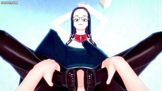 POV Hentai Footjob from Makoto Tsukauchi from Boku No Hero Academia