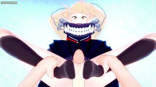 POV Hentai Footjob from Himiko Toga from Boku No Hero Academia