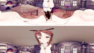 VR 360 Video Anime Ryza Ryza atelier Face-to-face sitting