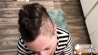 NIKKISFETISHES - Punk MILF Face Fucked by Huge BBC Facial