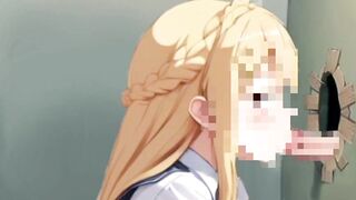 HENTAI CENSORED: Glory Hole.