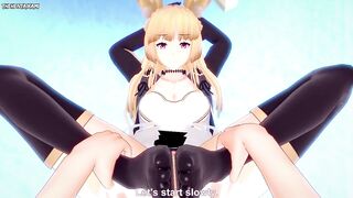 POV Hentai Footjob from Yuisis from Granblue Fantasy