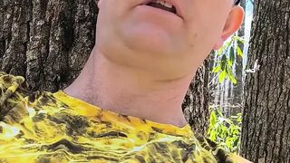 Whore Thought She Was Alone in the Woods She Sucks This Strangers Big Fat Bone Oops What's That on Her Ass?