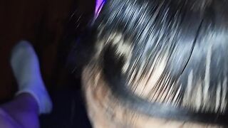 Native licking my pussy then we suck his dick together