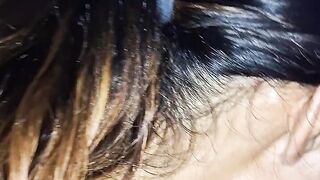 Native licking my pussy then we suck his dick together