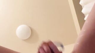 Making puddles on my bathroom floor