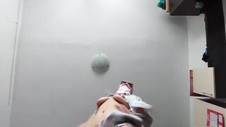 Amateur Mom Doing Yoga Naked, Hairy Pussy, Big Ass, Big Tits. Amateur Massage with Vibrator Naked Brunette.