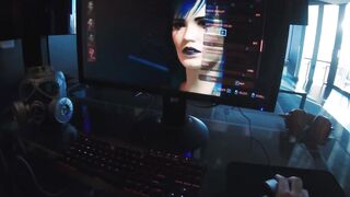 Brenna sparks cyberpunk parody