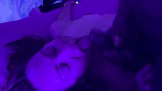 Black Cock Bull erupts his Load of cum on Hotwife’s Face; Tell Daddy what a Good Girl I Am